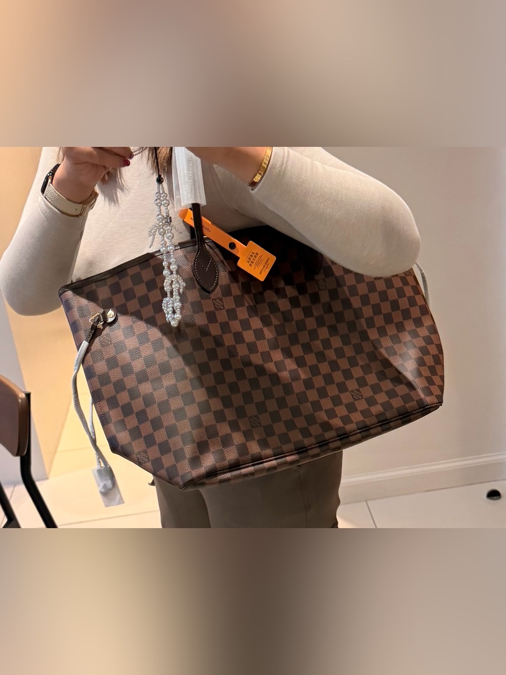 Louis Vuitton neverfull Damier GM tote